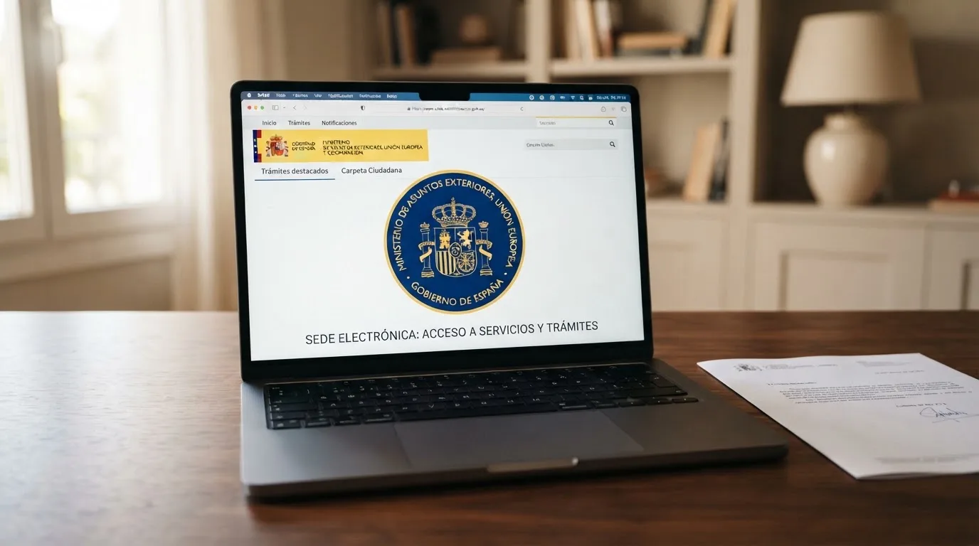 Sello o distintivo oficial de la Dirección General de Ordenación del Juego junto a un dominio .es en la barra de un navegador