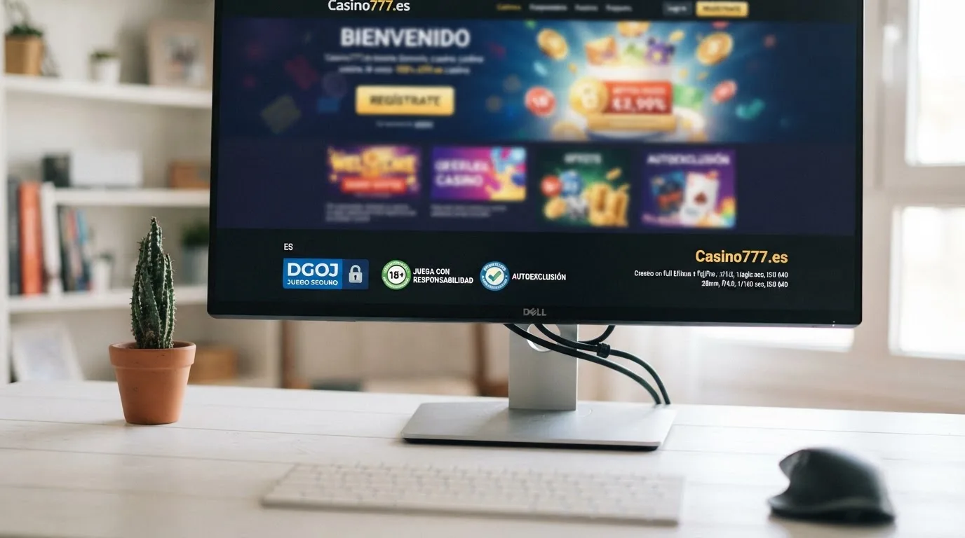 Captura del pie de página de un casino online español donde se muestra el sello de licencia DGOJ junto a los logos de juego responsable y autoexclusión
